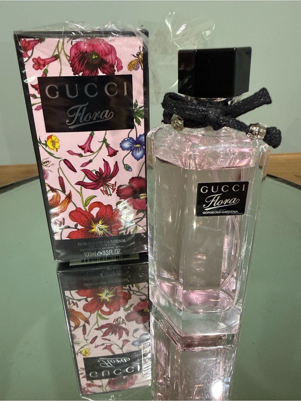GUCCI 3.3 FL.OZ. 100 ml. Flora Gorgeous Gardenia Perfume Ltd. Edition Authentic